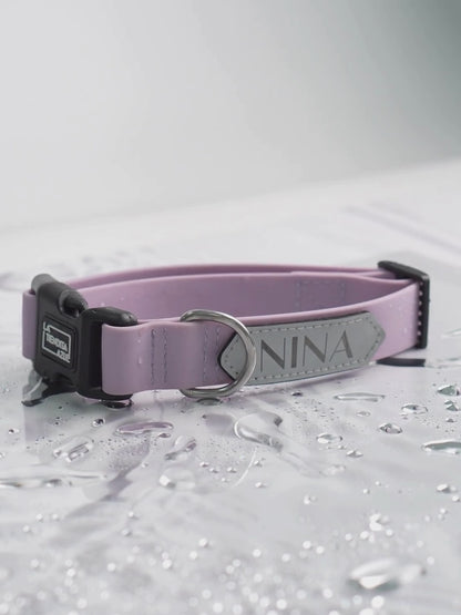 Collar impermeable personalizado - lila