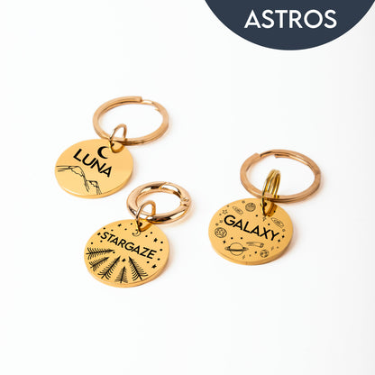 Plaquita de identificación  - Colección Astros y estrellas