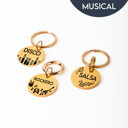 Plaquita de identificación - Colección Musical