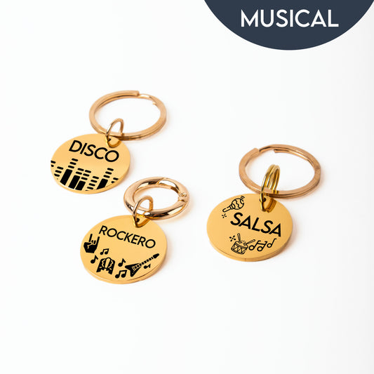 Plaquita de identificación - Colección Musical